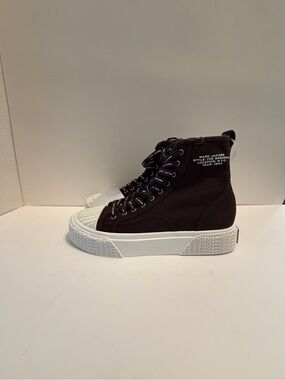 NWT Marc Jacobs Black & White High-Top Platform Sneakers